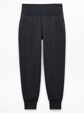 Athleta Venice High Rise Joggers in Black, Size Small with Zip Pockets